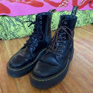 Black Platform Dr. Martens size 9
